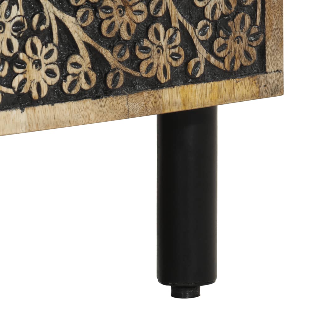 skab 60x33x75 cm massivt mangotræ