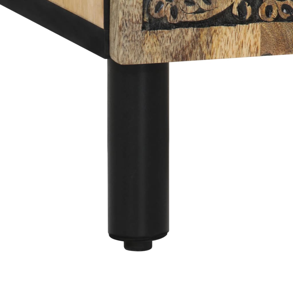 skab 60x33x75 cm massivt mangotræ