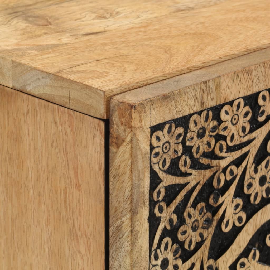 skab 40x33x110 cm massivt mangotræ