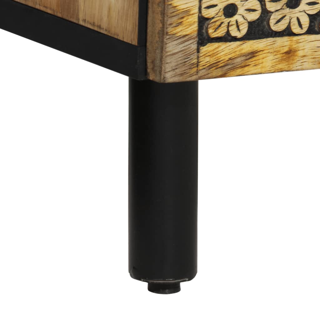 skab 60x33x100 cm massivt mangotræ