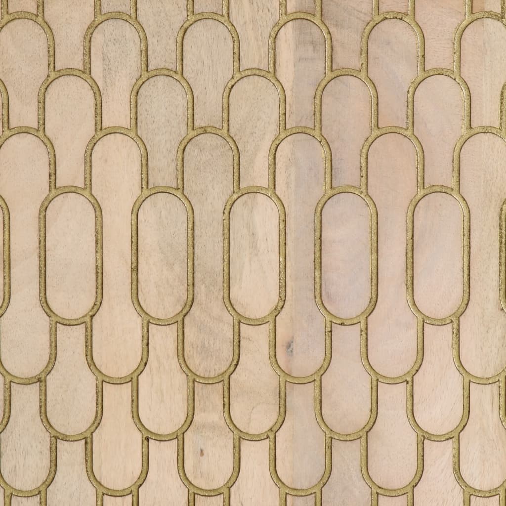 skab 60x33x75 cm massivt mangotræ