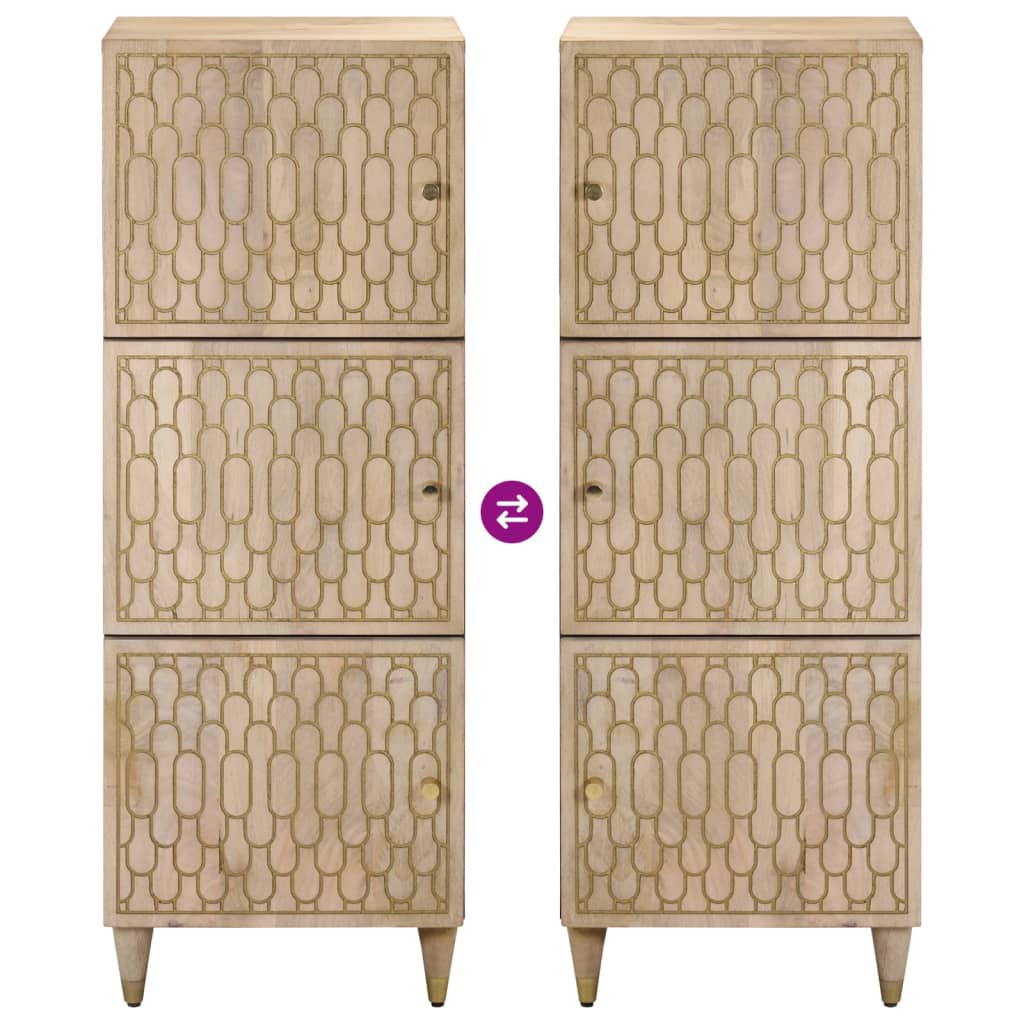 skab 40x33x110 cm massivt mangotræ