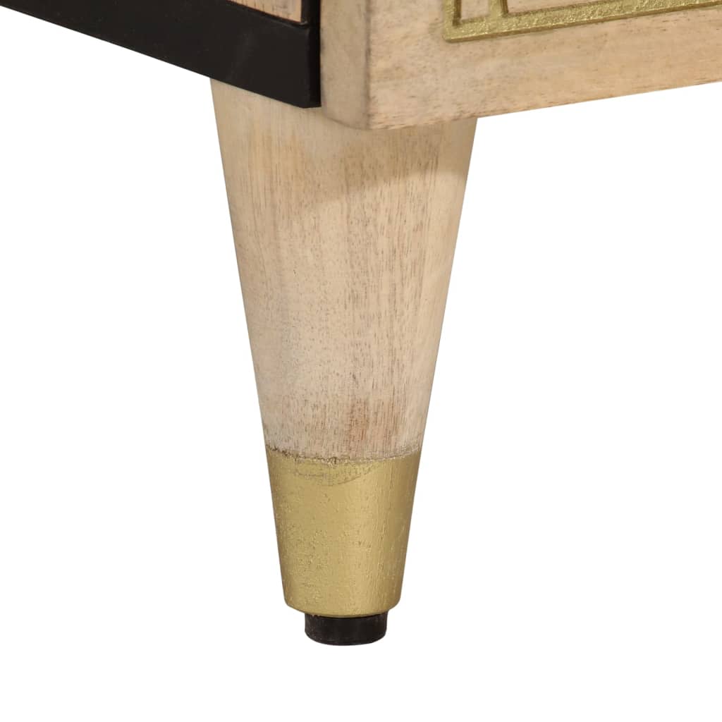 skab 60x33x100 cm massivt mangotræ