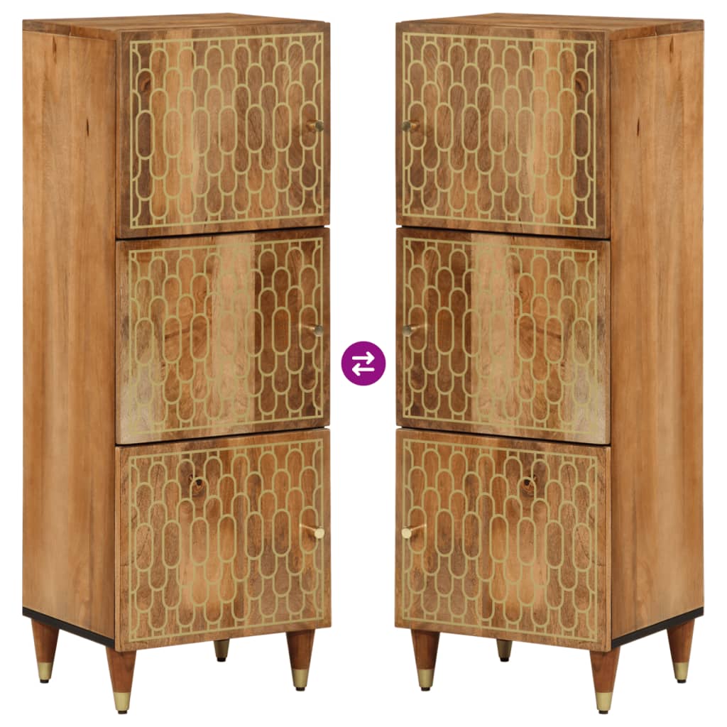 skab 40x33x110 cm massivt mangotræ