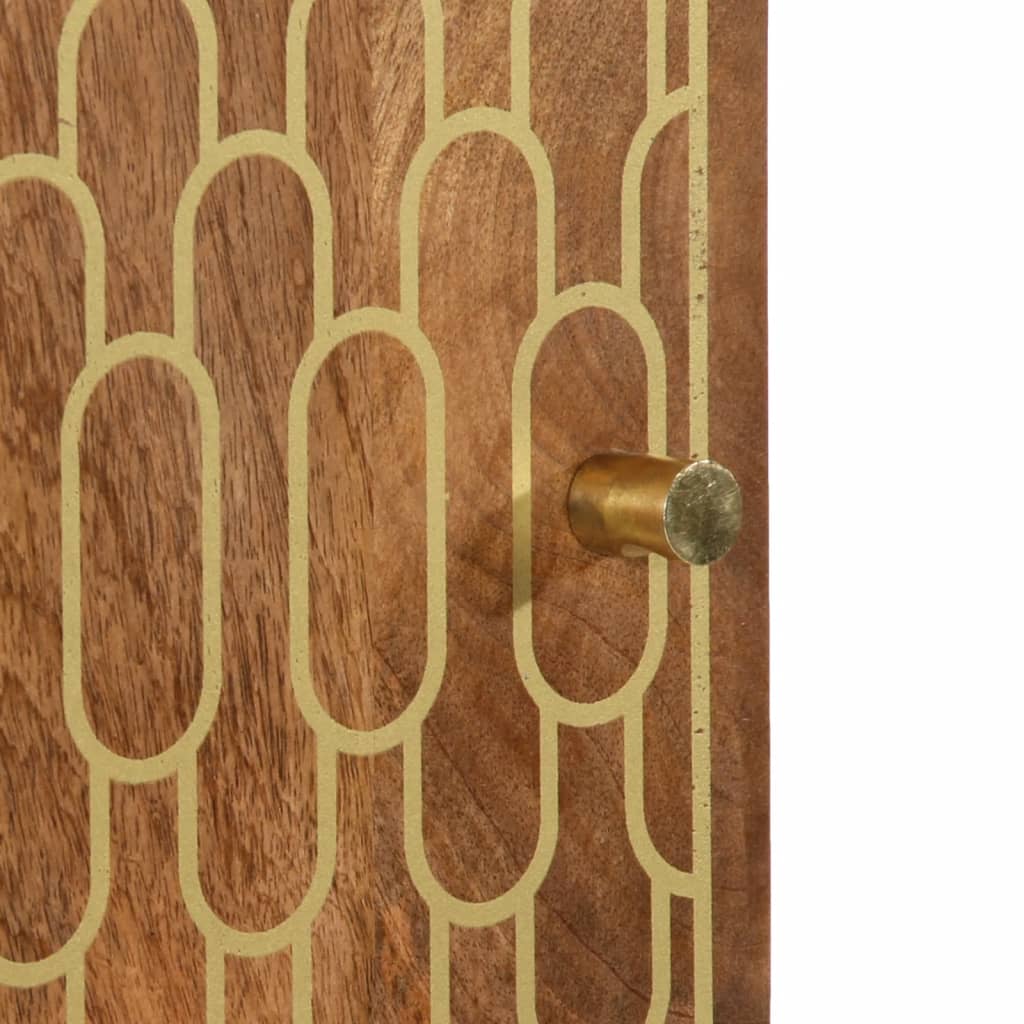 skab 40x33x110 cm massivt mangotræ