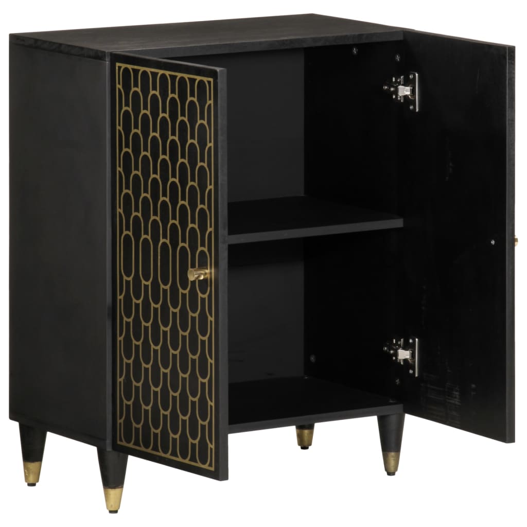 skab 60x33x75 cm massivt mangotræ