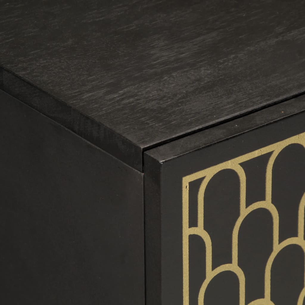 skab 60x33x75 cm massivt mangotræ