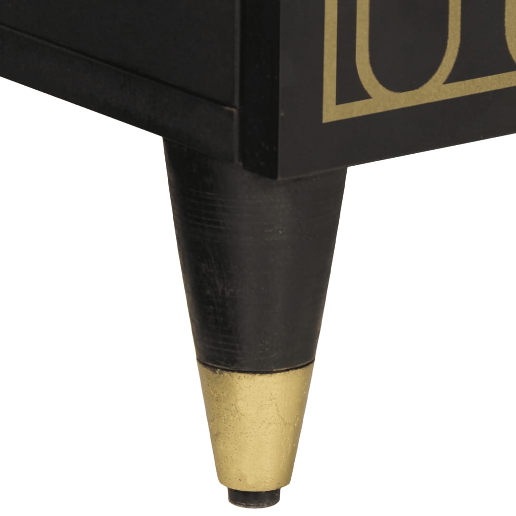 skab 60x33x75 cm massivt mangotræ