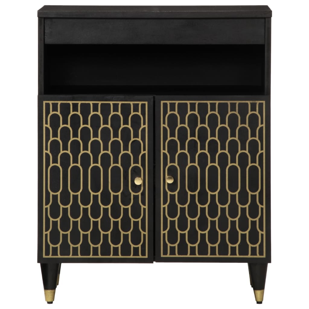 skab 60x33x75 cm massivt mangotræ