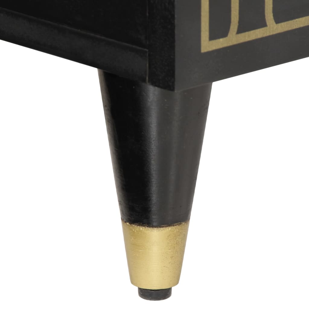 skab 60x33x75 cm massivt mangotræ