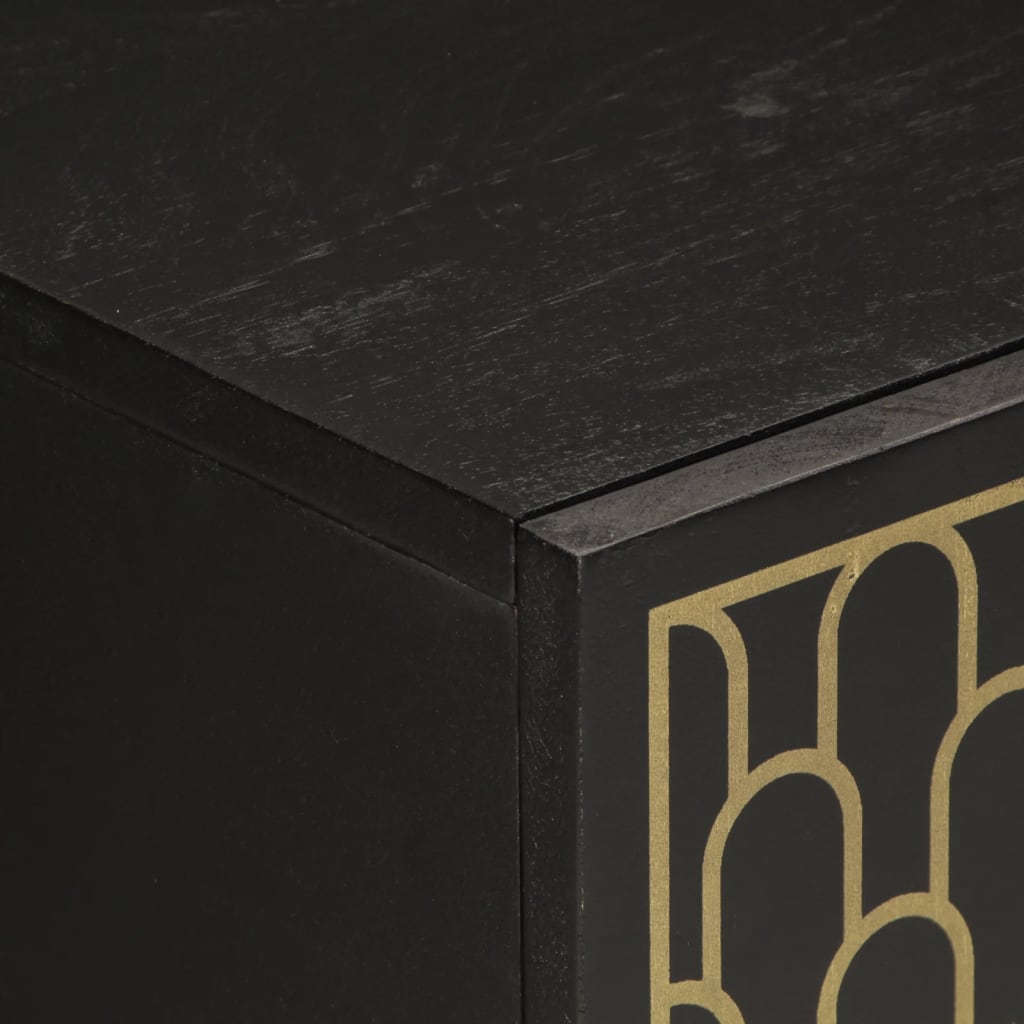 skab 60x33x75 cm massivt mangotræ