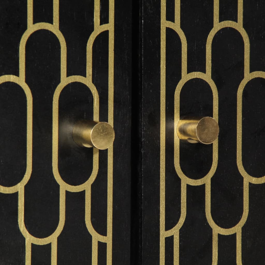 skab 60x33x75 cm massivt mangotræ