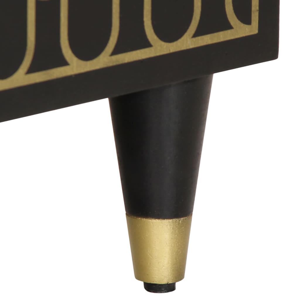 skab 60x33x75 cm massivt mangotræ