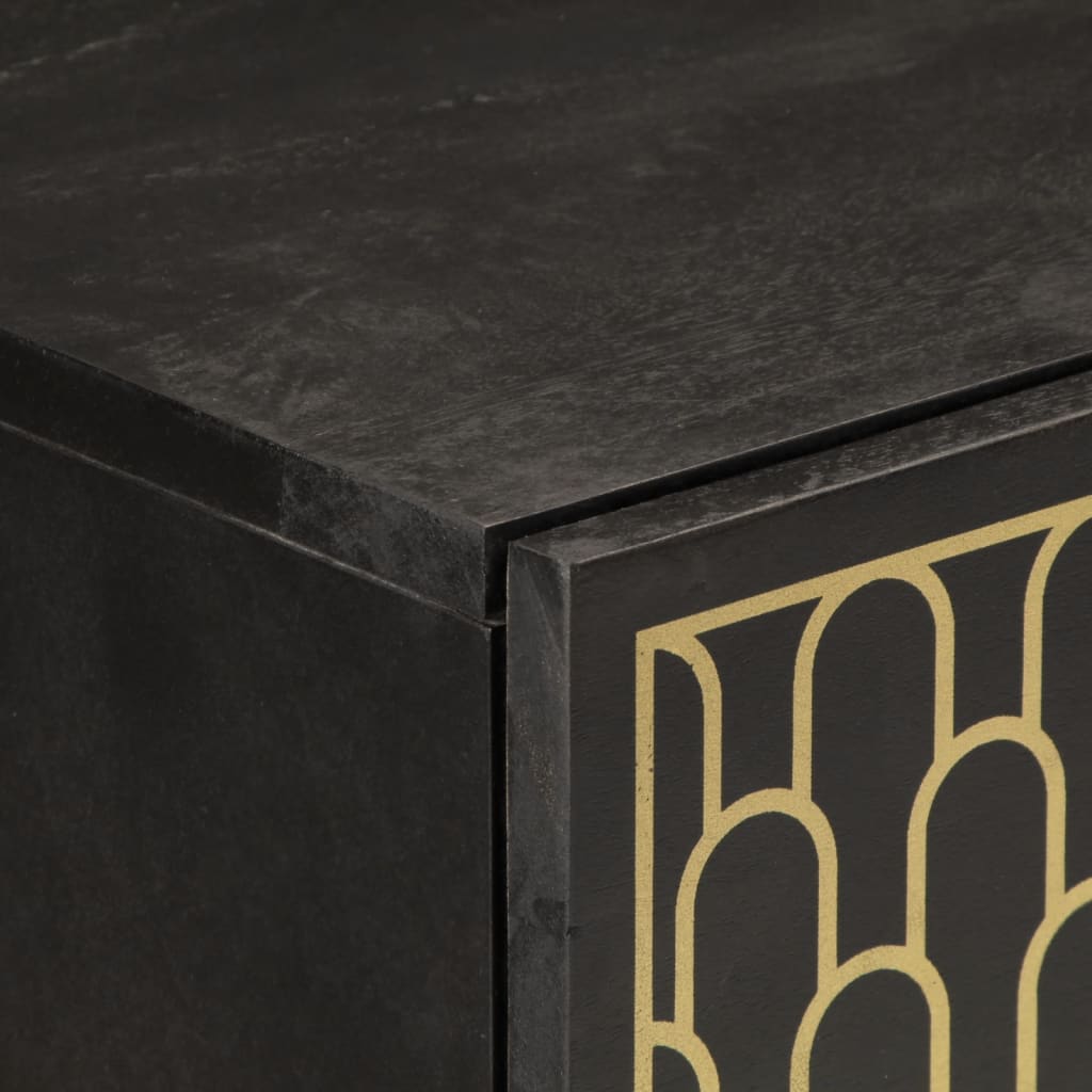 skab 80x33x75 cm massivt mangotræ