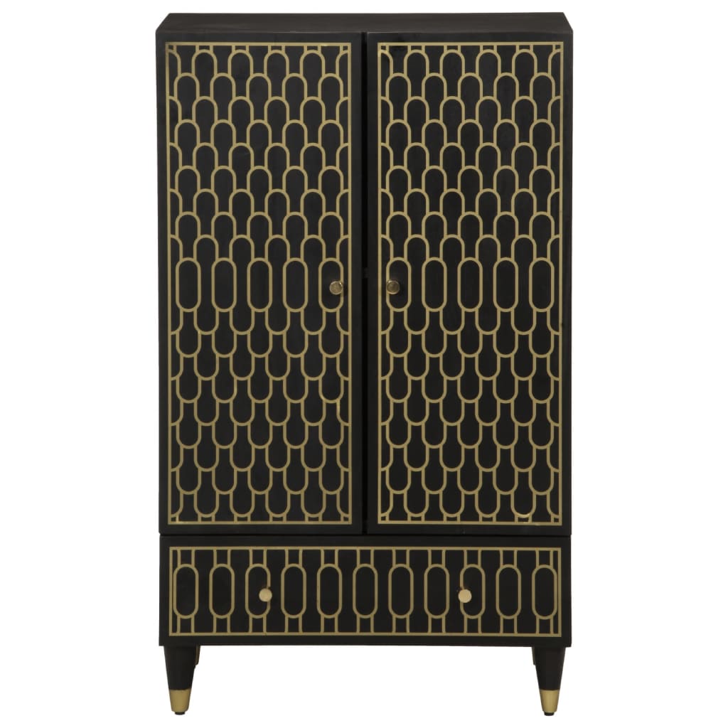 skab 60x33x100 cm massivt mangotræ