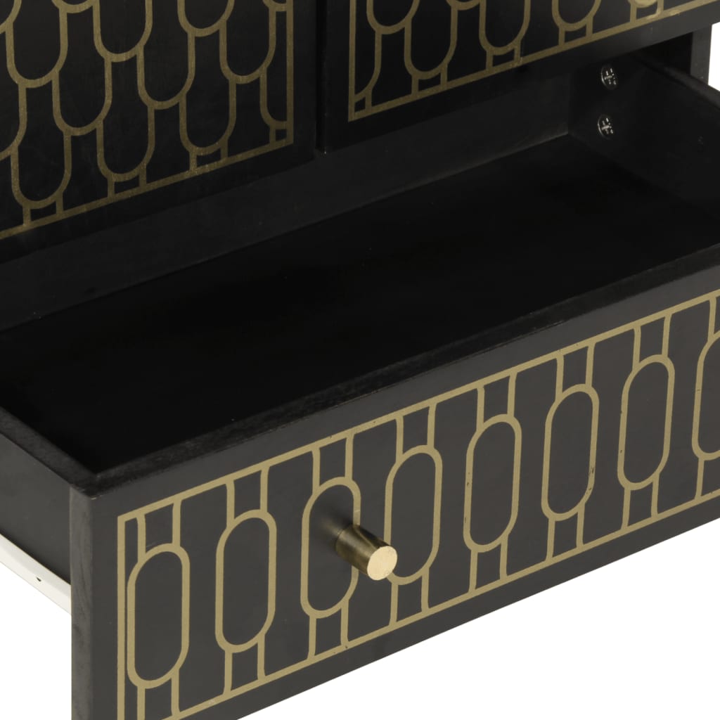 skab 60x33x100 cm massivt mangotræ