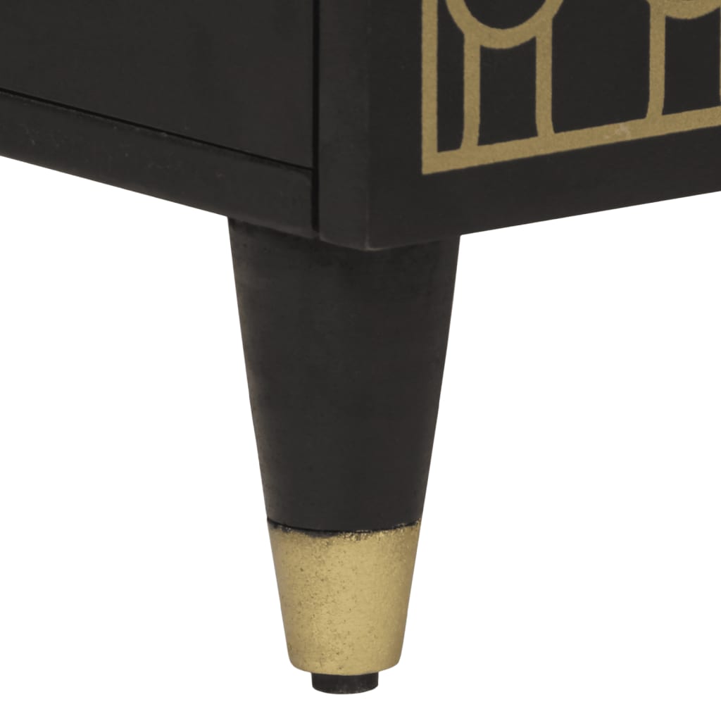 skab 60x33x100 cm massivt mangotræ