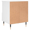 sengeborde 2 stk. 40x35x50 cm konstrueret træ hvid