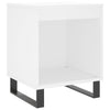 sengebord 40x35x50 cm konstrueret træ hvid
