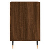 tv-bord 100x35x55 cm konstrueret træ brun egetræsfarve