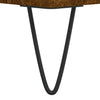 tv-bord 100x35x55 cm konstrueret træ røget egetræsfarve