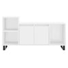 tv-bord 100x35x55 cm konstrueret træ hvid