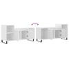 tv-bord 100x35x55 cm konstrueret træ hvid