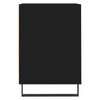 tv-bord 100x35x55 cm konstrueret træ sort