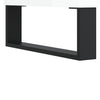 tv-bord 100x35x55 cm konstrueret træ hvid højglans