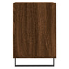 tv-bord 100x35x55 cm konstrueret træ brun egetræsfarve