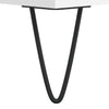 tv-bord 160x35x55 cm konstrueret træ hvid