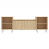 tv-bord 160x35x55 cm konstrueret træ sonoma-eg