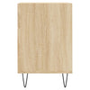 tv-bord 160x35x55 cm konstrueret træ sonoma-eg
