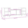 tv-bord 160x35x55 cm konstrueret træ sonoma-eg