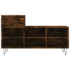 skoskab 102x36x60 cm konstrueret træ røget egetræsfarve