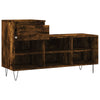 skoskab 102x36x60 cm konstrueret træ røget egetræsfarve