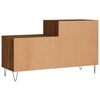 skoskab 102x36x60 cm konstrueret træ brun egetræ