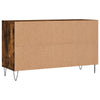 skoskab 102x36x60 cm konstrueret træ røget egetræsfarve