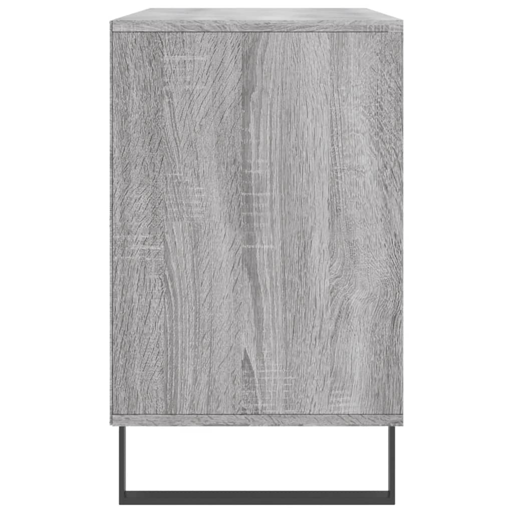 skoskab 102x36x60 cm konstrueret træ grå sonoma-eg