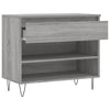 skoskab 102x36x60 cm konstrueret træ grå sonoma-eg