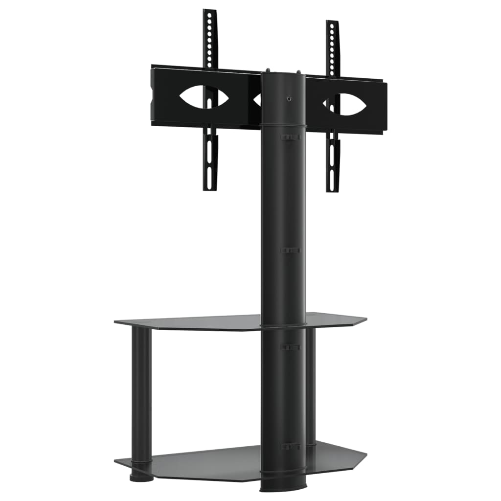 tv-stativ til hjørne 2 hylder til 32"-70" sort
