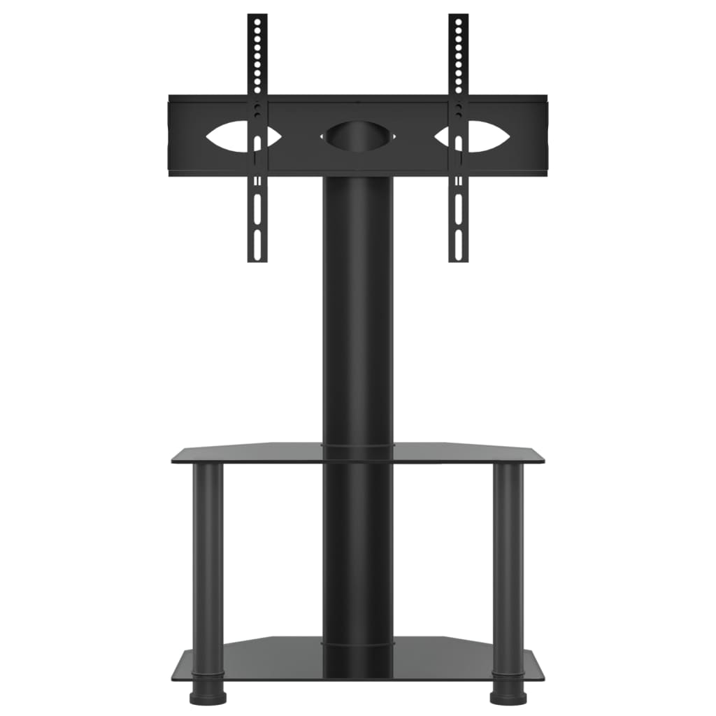 tv-stativ til hjørne 2 hylder til 32"-70" sort