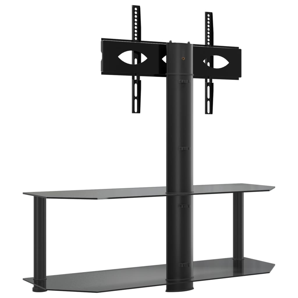 tv-stativ til hjørne 2 hylder til 32"-70" sort