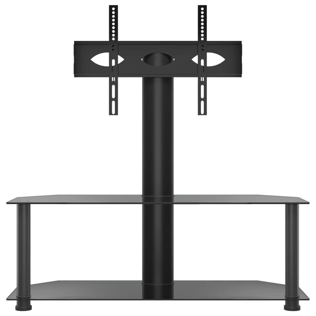 tv-stativ til hjørne 2 hylder til 32"-70" sort