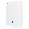 vanddunk med tappehane 20 l plast transparent