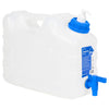 vanddunk med tappehane og sæbedispenser 10 l plast