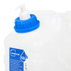 vanddunk med tappehane og sæbedispenser 10 l plast