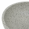 håndvask til bordplade Φ41x14 cm rund keramik grå