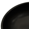 håndvask til bordplade Φ41x14 cm rund keramik sort og blå
