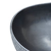 håndvask til bordplade 47x33x13 cm oval keramik sort og grå